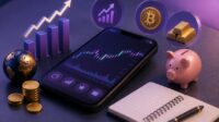 Ilustrasi aplikasi investasi